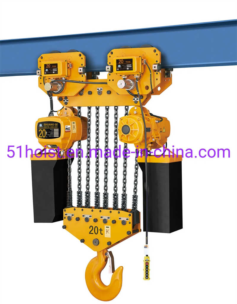 Whd5 Series Three Phase Single Speed Electric Chain Hoist (0.5t-5t)