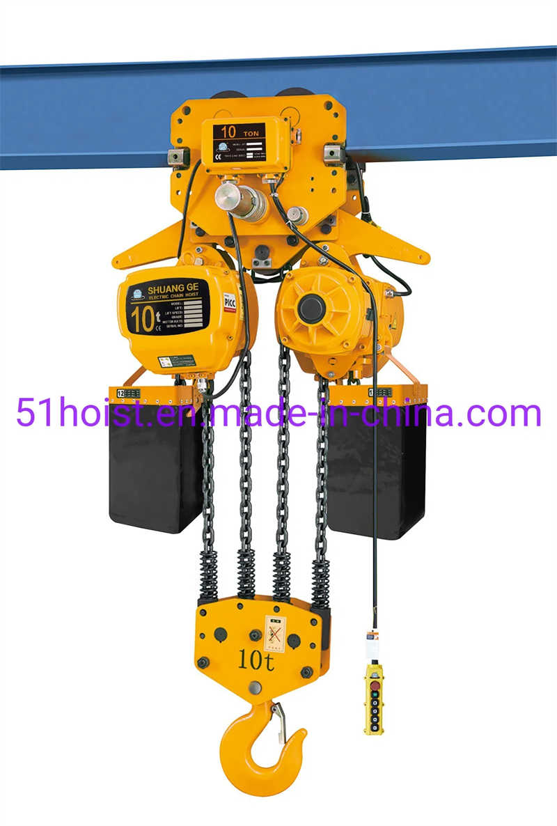 Whd5 Series Three Phase Single Speed Electric Chain Hoist (0.5t-5t)