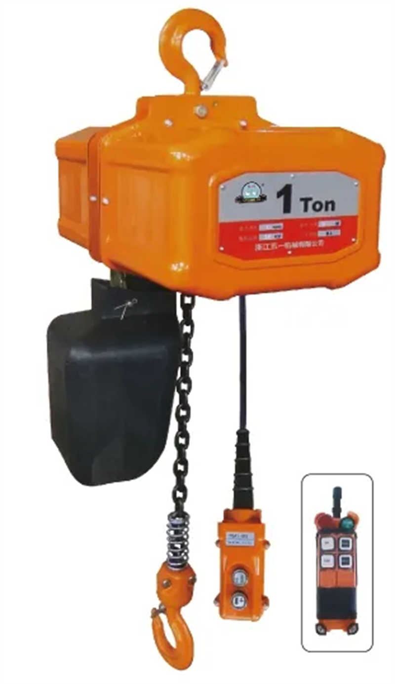 Hhw-B Series Single Speed Single Phase Electric Chain Hoist (0.25t-10t)