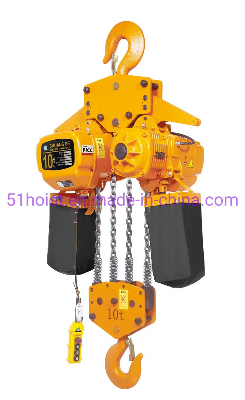 Whd5 Series Electric Chain Hoist with Manual Trolley (0.5t-5t)