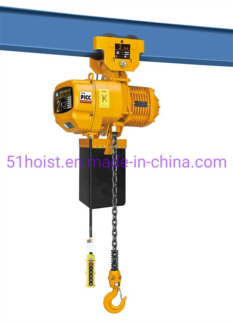 5t Electric Chain Hoist with Motorized Trolley Crane