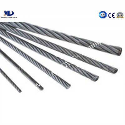 Heavy-Duty Galvanized 8X19s Hoist Cable Steel Wire Rope