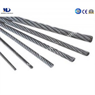 Durable 6X19+FC Galvanized Carbon Steel Wire Rope Solutions