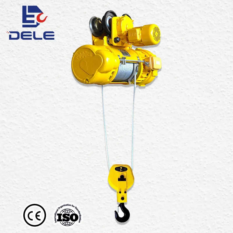 CD1 3ton Lifting Machine Electric Wire Rope Hoist