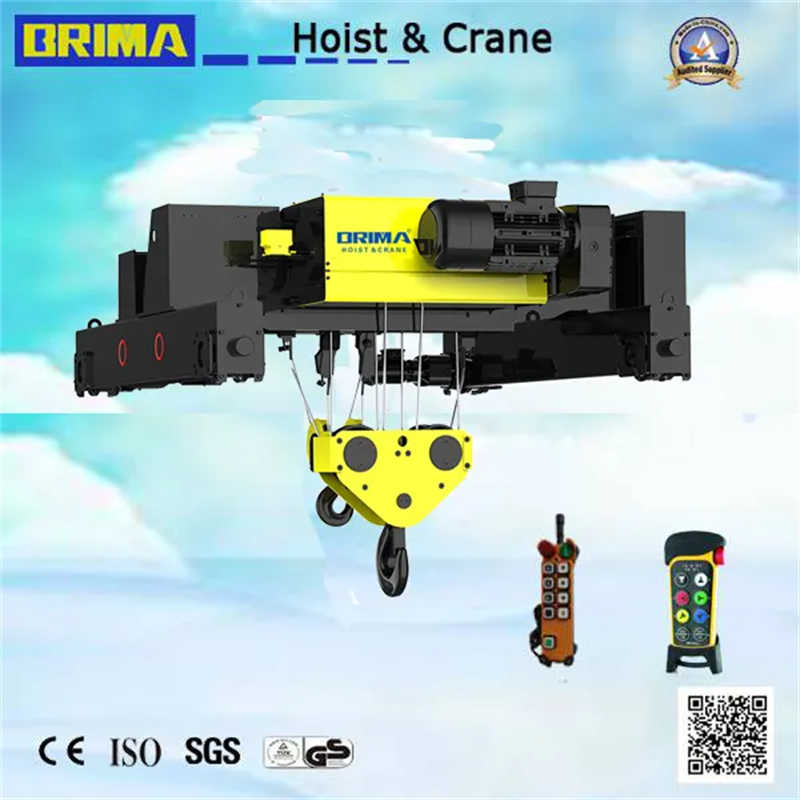 Brima 20ton 12m Lifting Double Girder European Electric Wire Rope Hoist