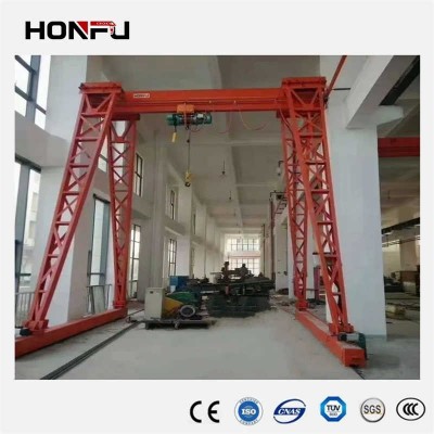CE Approved Air Operation+Ground Operation Double Girder Gantry Crane