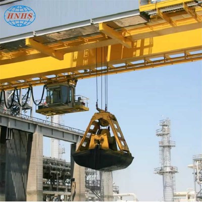 Double Girder/Beam Overhead/Bridge Crane with Grab for Waste Power Plant