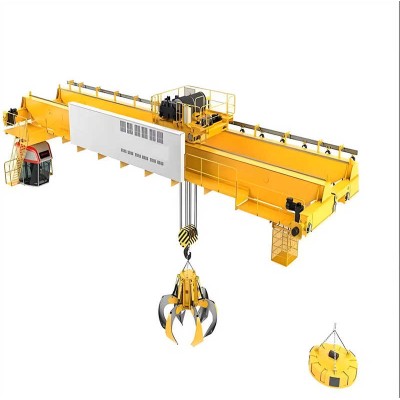 5/5~16/16t Grab and Hook Two Purpose Bridge/Overhead Travelling Crane