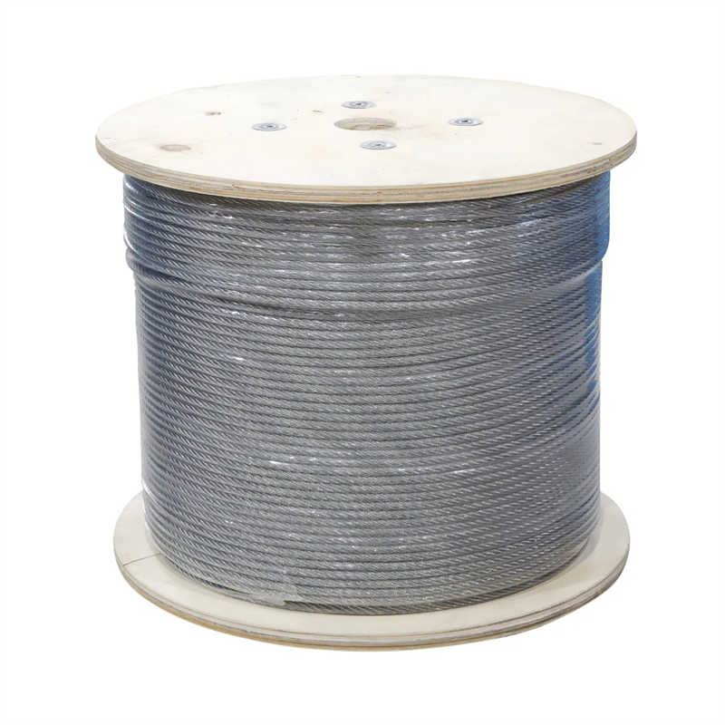Structure 7X19 Stainless Steel Wire Rope 5mm Diameter Crane Industrial