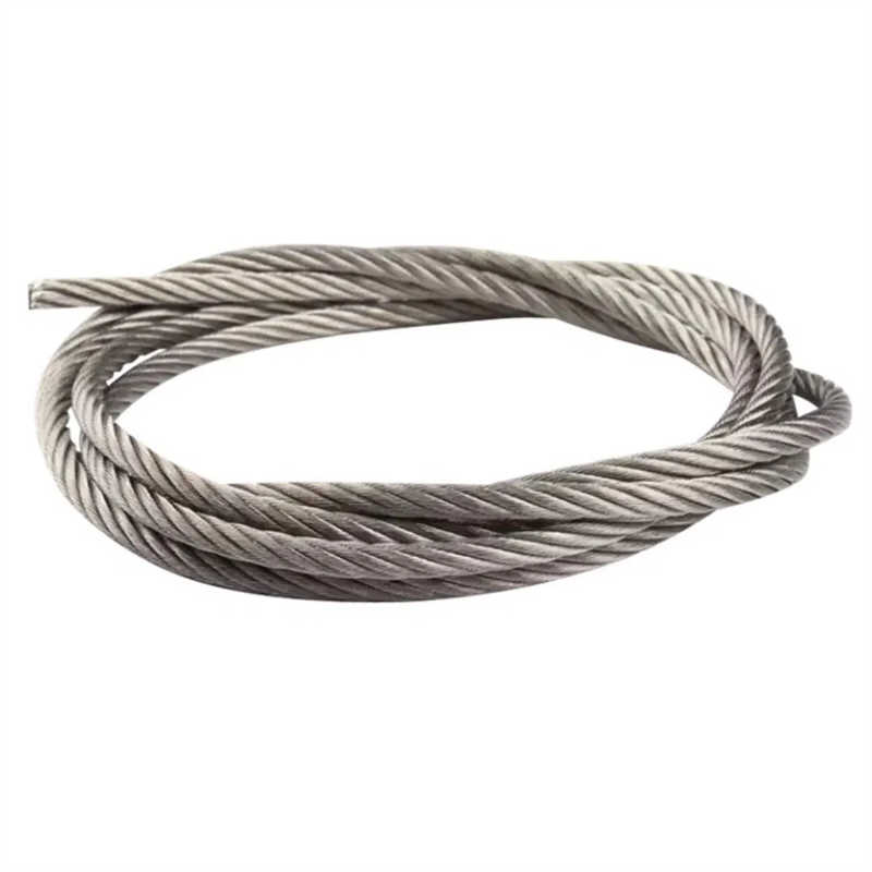 Steel Cable Crane Plastic Coated Galvanized Stainless Steel Wire Rope