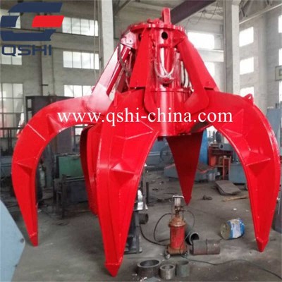 Qshi Orange Peel Electric-Hydraulic Grab Maritime Grab