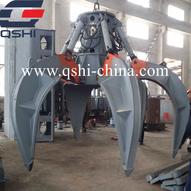 Qshi Orange Peel Electric-Hydraulic Grab Maritime Grab