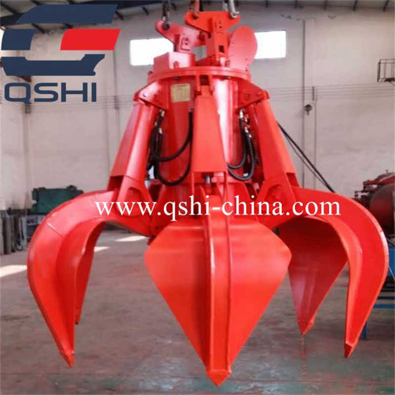 6 Peel Electric-Hydraulic Grab for Metal Stone Orange Peel Grab