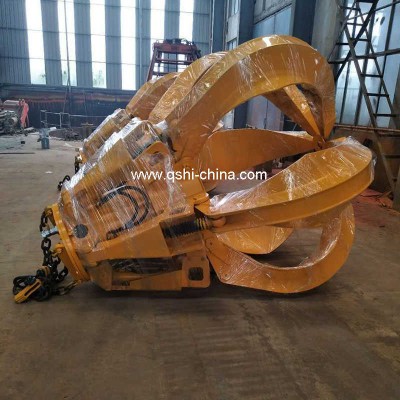 Good Quality Orange Peel Electric-Hydraulic Grapple Bucket