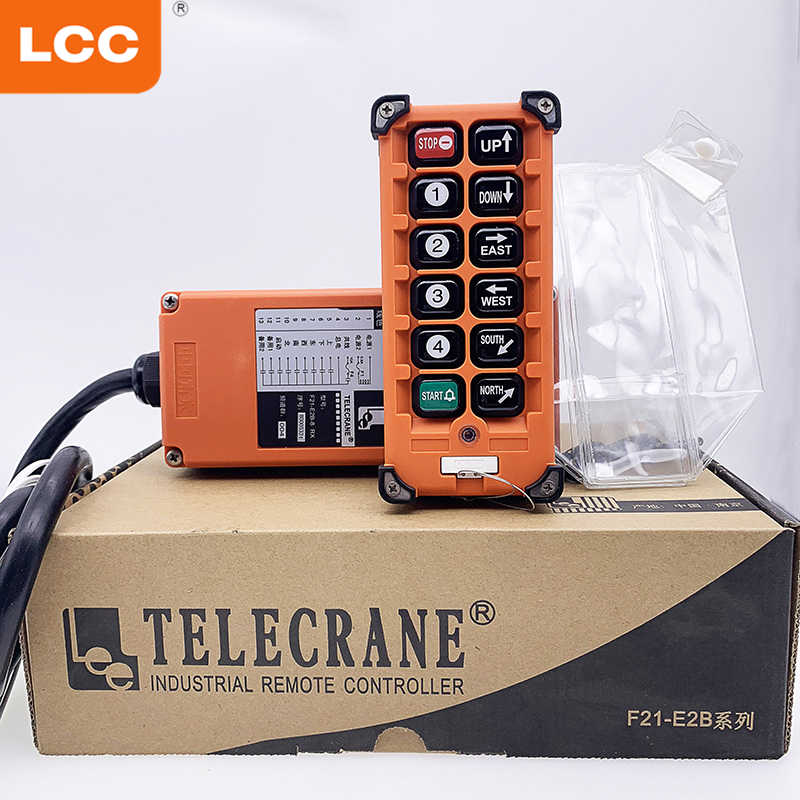 8 Channel F21-E2b-8 Wireless Radio Remote Control Single Speed for Cranes