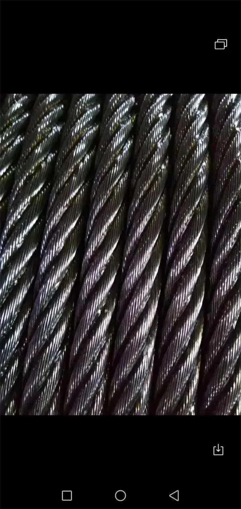 High Tension 0.5mm 0.6 mm 5mm 16mm Steel Wire Rope Price