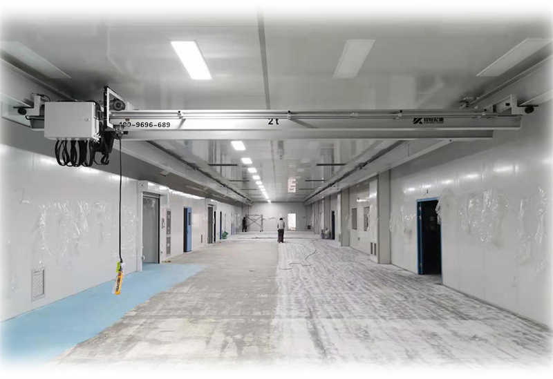 3ton Cleanroom Overhead Crane with Hoist for Clean Working Environment