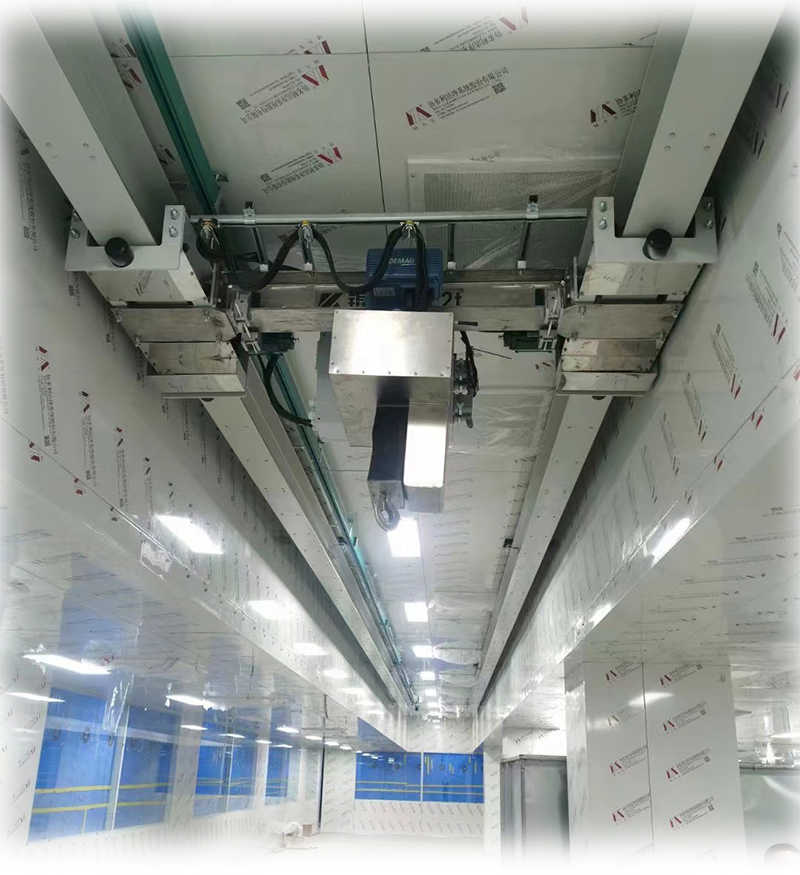 10ton Cleanroom Overhead Crane with Hoist for Clean Working Environment