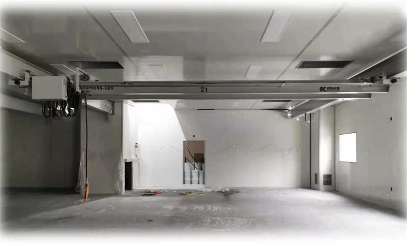 1ton Clean Style Overhead Crane with Electric Hoist for Clean Environment