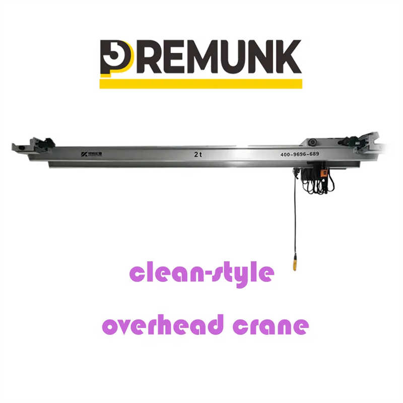 1.6ton Clean Style Overhead Crane with Electric Hoist for Clean Environment