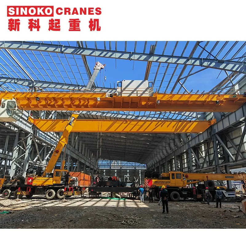 European Standard Electric Hoist 10ton 20ton Double Girder Overhead Crane