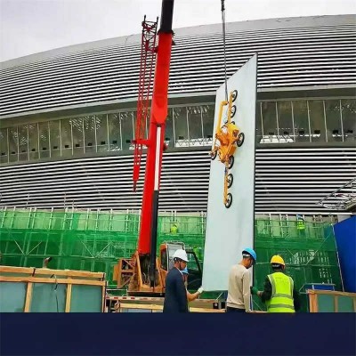 CE SGS 400~2000kg Glass Suction Cup Vacuum Lifter with Hoist Trolley