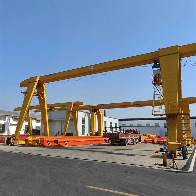 Outdoor Single Beam Electric Hoist Gantry Crane for Material Handling
