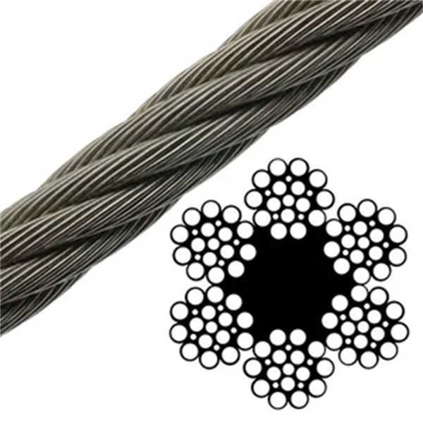 6X19 Iwrc Bright Steel Wire Rope Eips