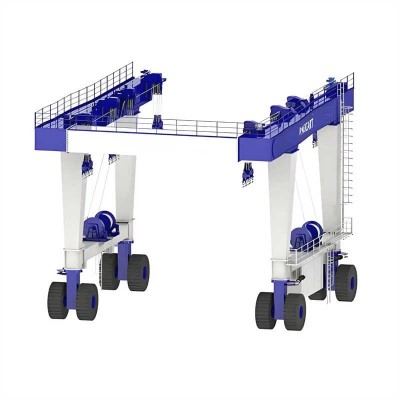 Yacht Hydraulic Boat Lift Crane 80t Traveling Vessel Hoist Equipment