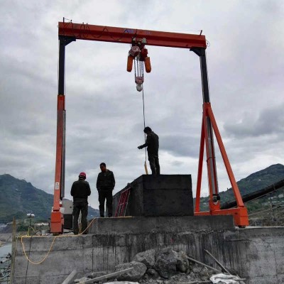 5 Tons Customized Electric Aluminum Portal Crane Supplier for Lab Use