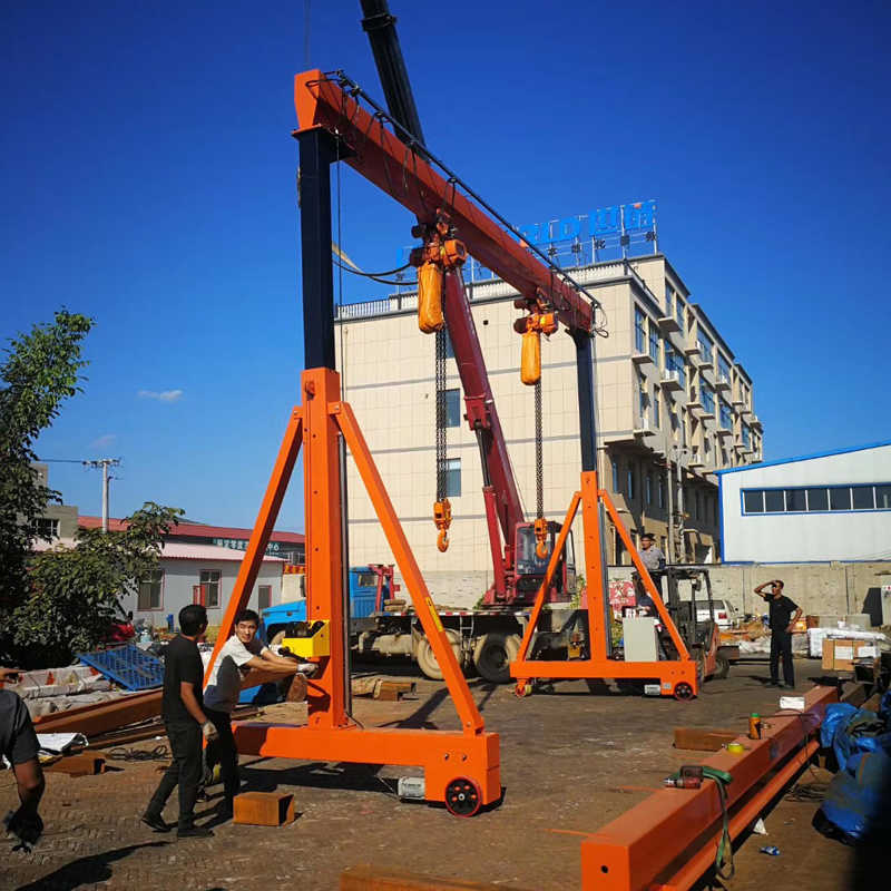 5 Tons Customized Electric Aluminum Portal Crane Supplier for Lab Use