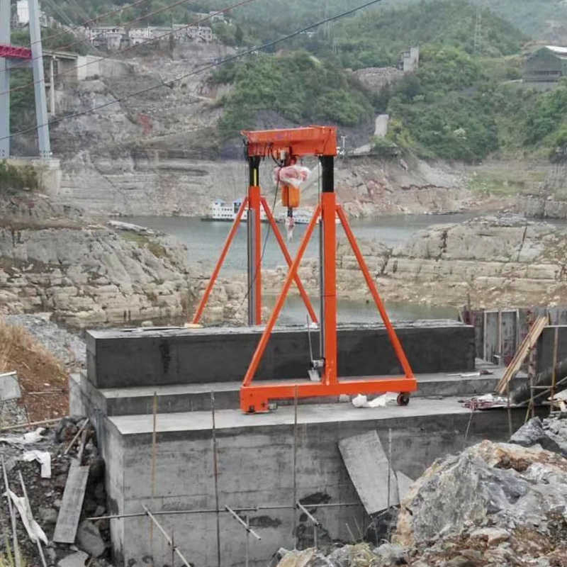 8 Tons Customized Electric Aluminum Portal Crane Supplier for Lab Use