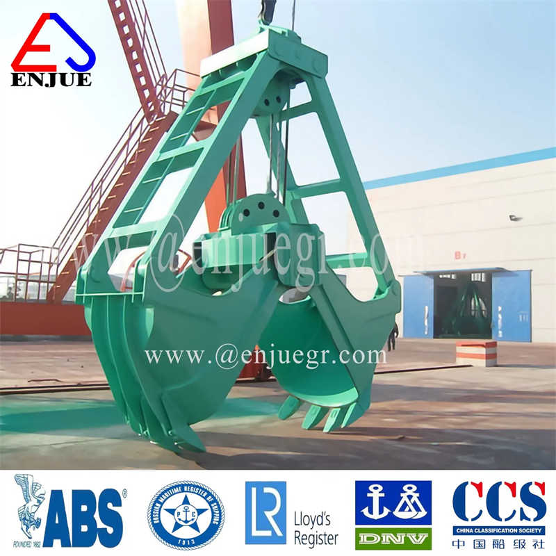 10cbm Single/Four Rope Touch Open Bulk Clamshell Mechanical Grab Bucket