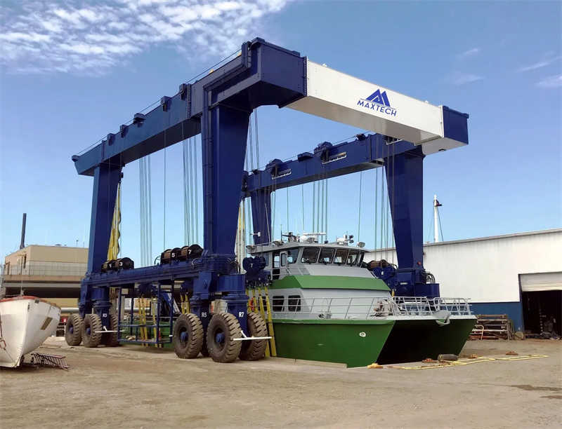 20-Ton Gantry Crane for Boat Yards | 10m Clear Span for Wide Beams