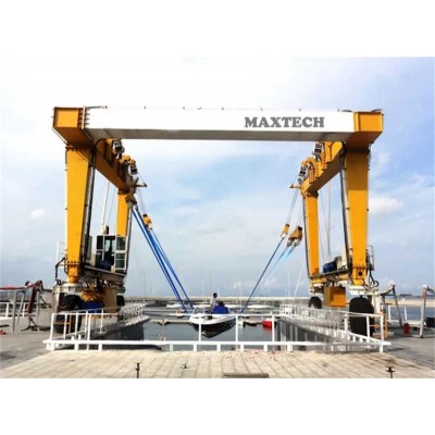 20-Ton Marine Gantry Crane | 10m Span for Safe & Efficient Boat Lifting