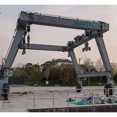 10-Ton Portable Gantry Crane for Boats | Ideal for Marinas and Dry Dock
