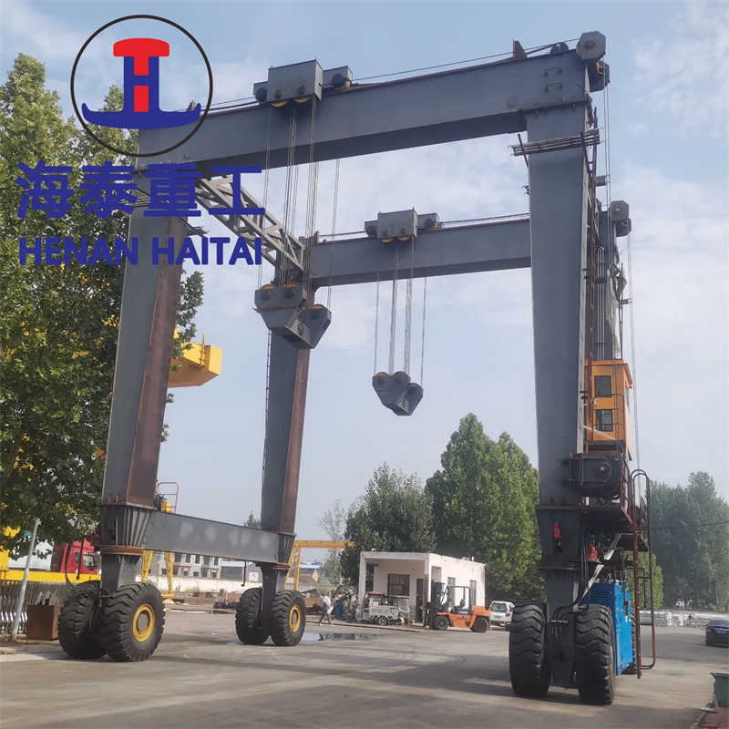 Rtg Rubber Tyred Gantry Crane Gantry 100 Ton