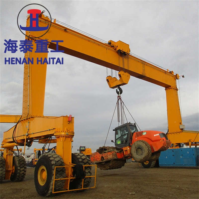 40 Ton Rubber Tyred 20FT 40FT Container Gantry Crane