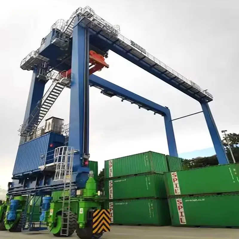 Rtg Portal Port Gantry Crane Rubber Tyred Lifting Container Gantry Crane
