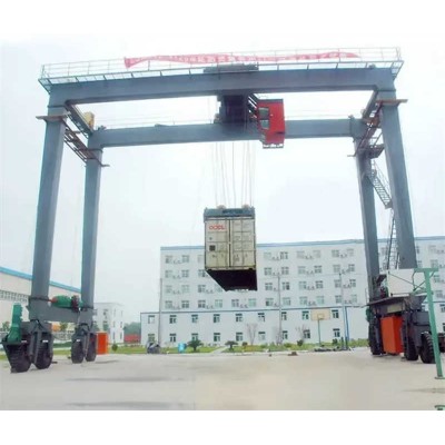 Rtg Crane Straddle Carrier Rubber Tyre Gantry Crane for Container