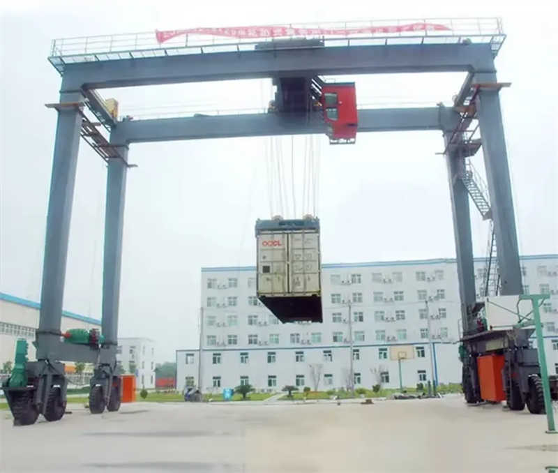 Marine Crane Rtg Type Rubber Tyred Port Container Gantry Crane