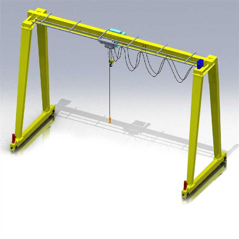 25 Ton Robust Single Girder Gantry Crane Designed for Outdoor Yard