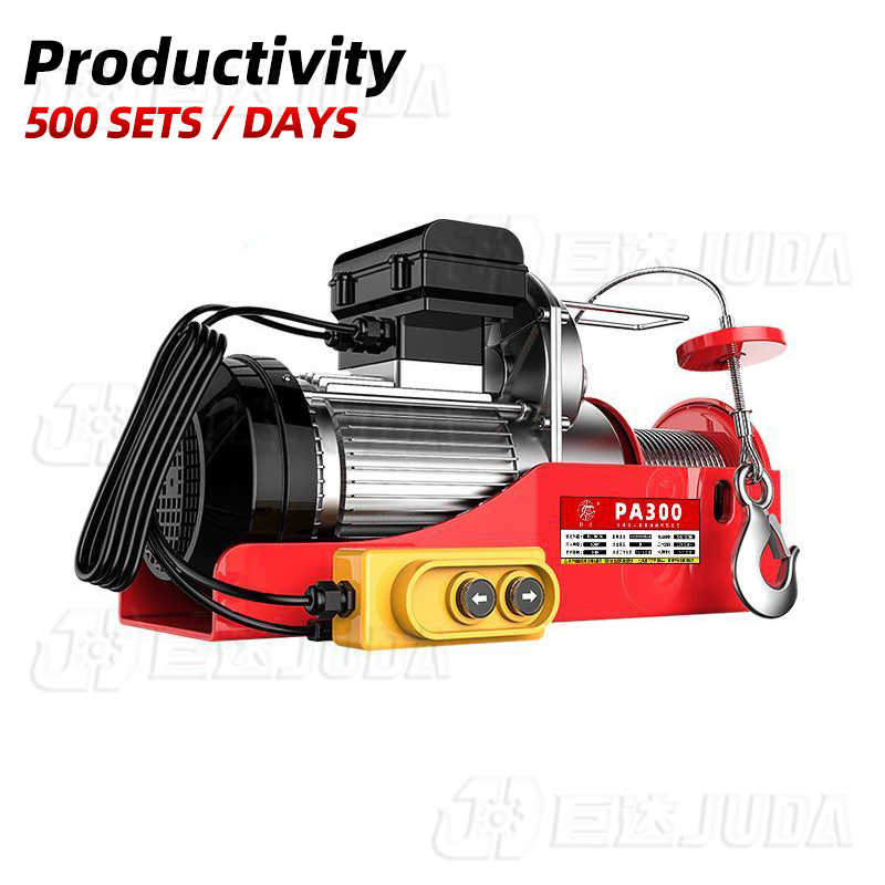 Construction PA200 PA500 PA600 PA800 Mini Electric Wire Rope Hoist