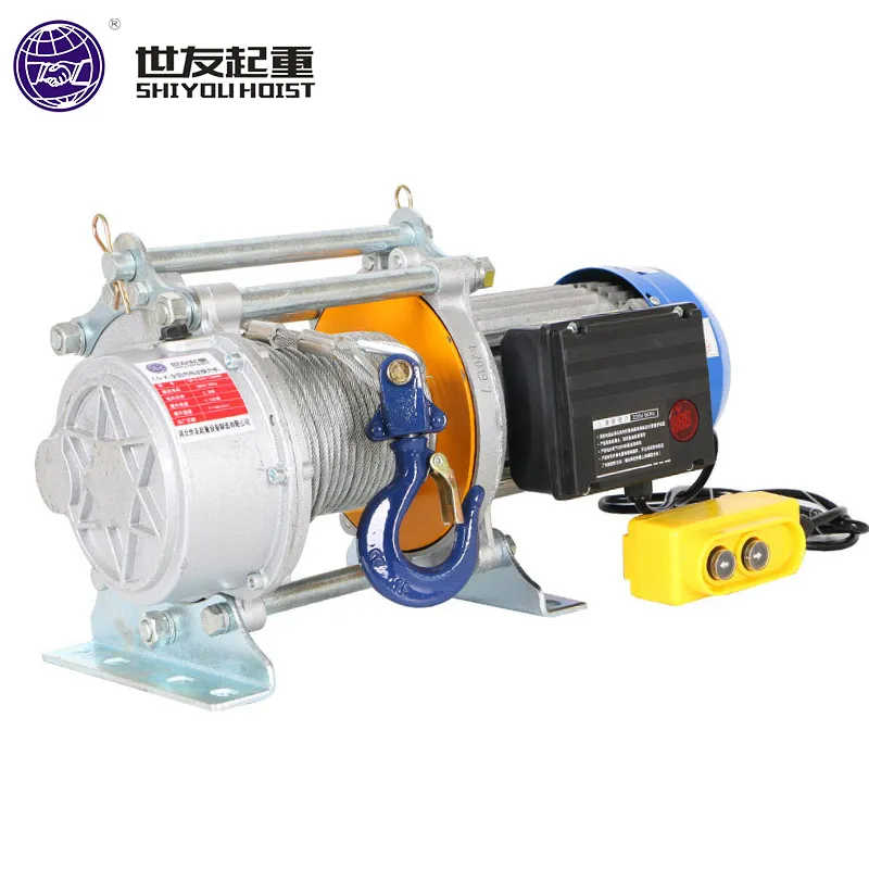 220V 380V China Supplier Construction Hoist Aluminum Shell Electric Winch
