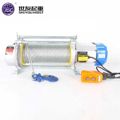 Fast Speed Best Seller Electric Hoist Aluminum Shell Electric Winch for Lifting