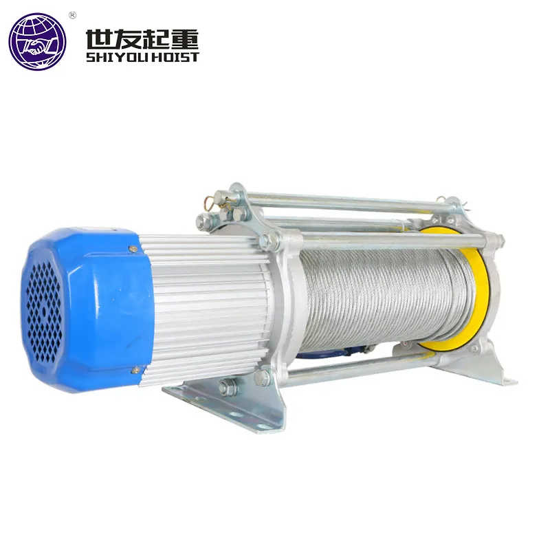 Fast Speed Best Seller Electric Hoist Aluminum Shell Electric Winch for Lifting