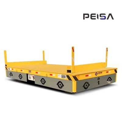 Heavy-Duty Custom Electric Transfer Cart for Factory Transport Steel Tube