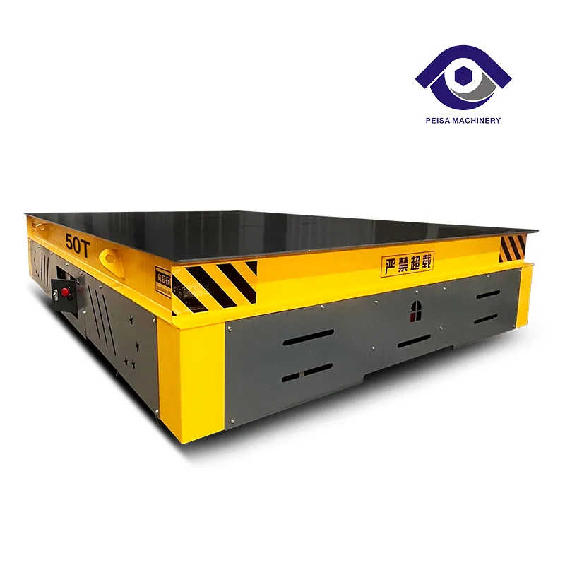 Warehouse Move Structural Equipment 25 Ton Remote Control Transfer Cart