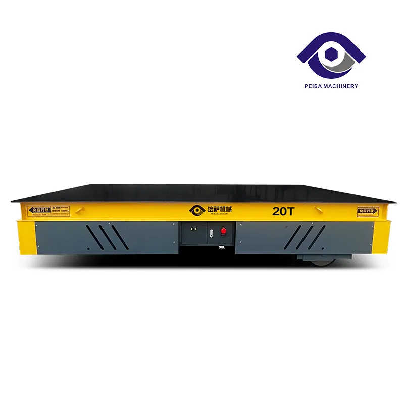 Warehouse Move Structural Equipment 25 Ton Remote Control Transfer Cart