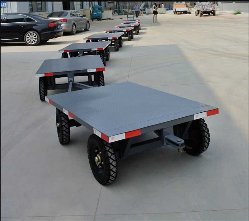 High Capacity Movable Trolley for Handling Plastic Particles
